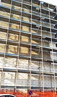 Faccaita condominio con cappotto termico rasato